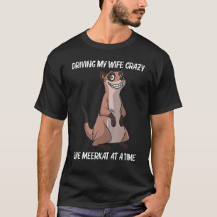 Cute Meerkat voor mannen jongens Papa Meerkat Mong T-shirt
