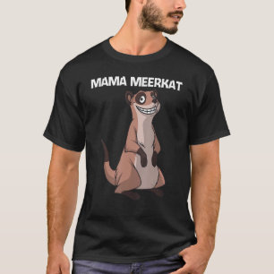 Cute Meerkat voor meisjes Meerkat Mongoose T-shirt
