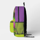 Cute meiden dragon add name bedrukte rugzak (Rechts)