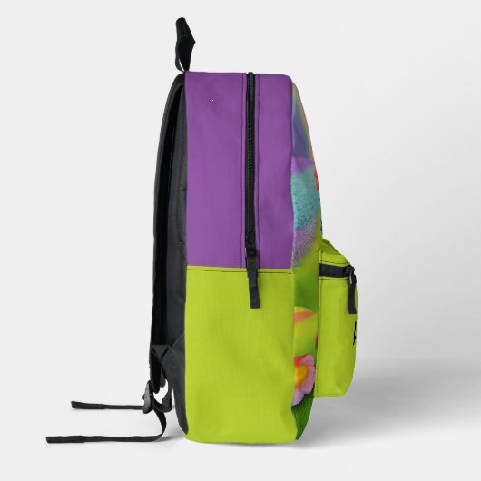 Cute meiden dragon add name bedrukte rugzak (Links)