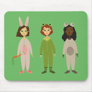 Cute meiden pajama vrienden thema muismat