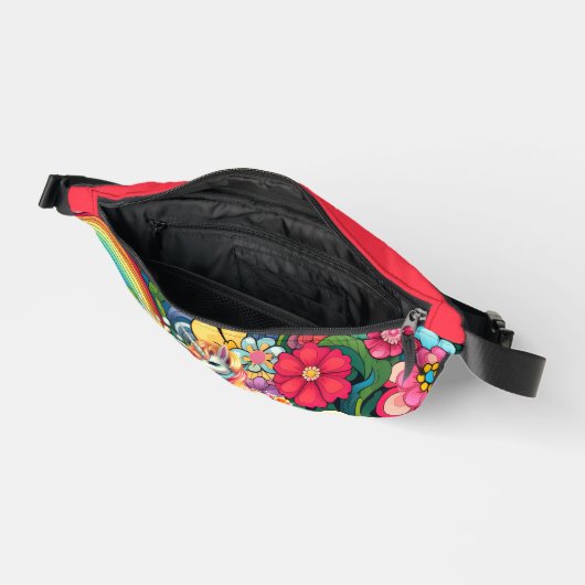 Cute meiden unicorn voegen naam toe heuptasje (Open)