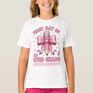 Cute Meisje in Groep 5 Eerste Dag op School T-shirt