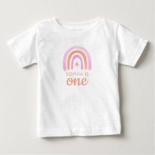 Cute meisje verjaardagsshirt 1 jaar