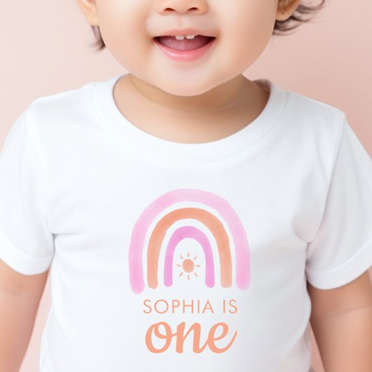 Cute meisje verjaardagsshirt 1 jaar