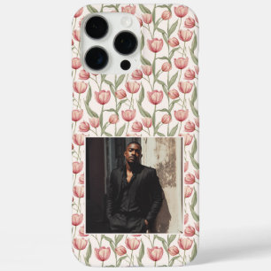 Cute Meisjes Cadeau Tulp Bloem Foto iPhone 16 Pro Max Hoesje