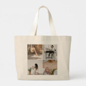 Cute Meisjes Schoudertas Grote Tote Bag (Achterkant)