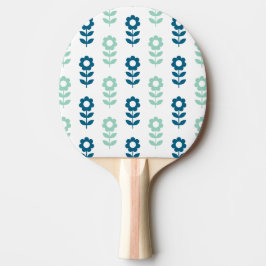 Cute Meisjesachtig Ontwerp Turquoise en Mint Kleur Tafeltennisbatje