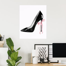 Cute Meisjesachtige Boog Muur Poster