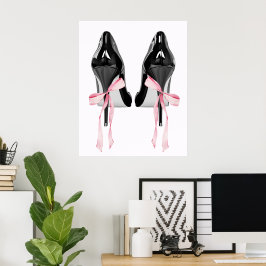 Cute Meisjesachtige Boog Muur Poster