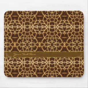 Cute Meisjesachtige Giraffe Patroon Dierenprint & Muismat