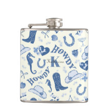 Cute Meisjesachtige Kust Cowgirl Naam Monogram