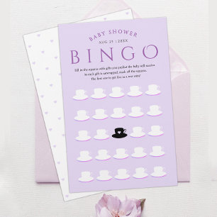 Cute Meisjesachtige Paarse Lavendel Baby Shower Bi