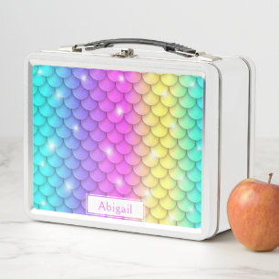 Cute Meisjesachtige Regenboog Glitter Zeemeermin S