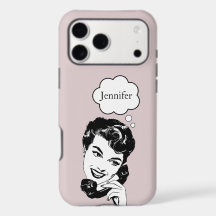Cute Meisjesachtige Retro Vintage Hoesje voor iPho