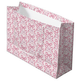 Cute Meisjesachtige Roze Esthetische Strik Groot Cadeauzakje