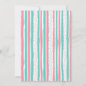 Cute Memaid Dive Into Birthday invitation Kaart (Achterkant)