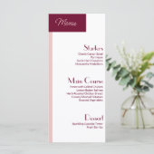 Cute Menu Sweet 16  Custom Flat Menu (Staand voorkant)