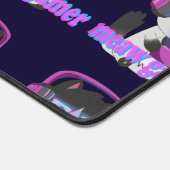 Cute Meow Gamer Cat - Kawaii Gaming Kitten Bureaumat (Hoek)