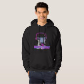 Cute Meow Gamer Cat - Kawaii Gaming Kitten Hoodie (Voorkant volledig)