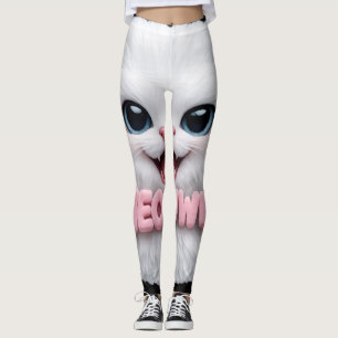 Cute Meow Kitty Leggingen Leggings