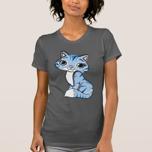 Cute Meow T-shirt (Voorkant)