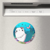 Cute Meowmaid Magnet (Insitu (Vaatwasser))