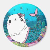 Cute Meowmaid Magnet (Voorkant)