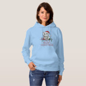 Cute Meowy Christmas Cat Hoodie (Voorkant volledig)