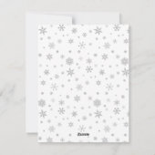 Cute Meowy kerstkat en Santa Hat Feestdagenkaart (Achterkant)