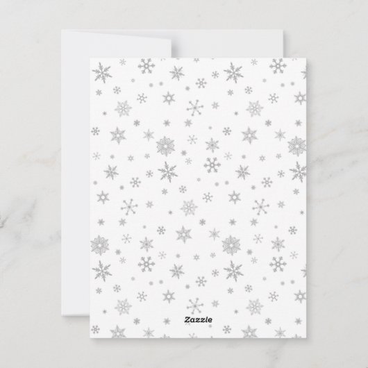 Cute Meowy kerstkat en Santa Hat Feestdagenkaart (Achterkant)