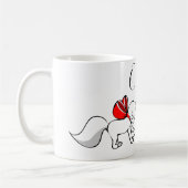 Cute Meowy kerstKatten Koffiemok (Links)