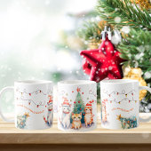 Cute Meowy kerstkatten Koffiemok