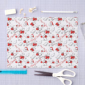 Cute Meowy kerstKatten Tissuepapier (Craft)