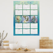 Cute Mermaid 2018 Agenda Poster (Keuken)