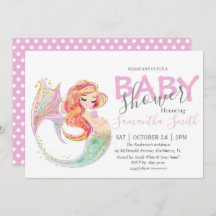 CUTE MERMAID BABY SHOWER onder het zee