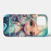 Cute Mermaid Blue Ocean Case-Mate iPhone Case (Achterkant (horizontaal))