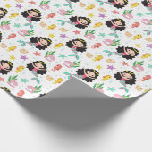 Cute Mermaid Cadeaupapier (Hoek)