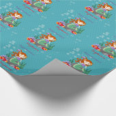 Cute Mermaid Cadeaupapier (Hoek)