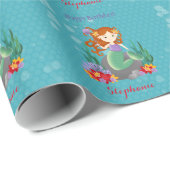 Cute Mermaid Cadeaupapier (Rol Hoek)