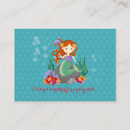 Cute Mermaid Contactkaartje
