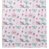 Cute Mermaid Douchegordijn (Voorkant)