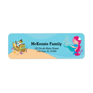 Cute Mermaid Etiket
