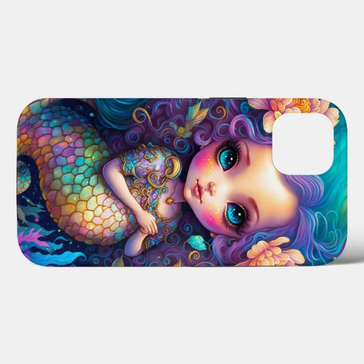 Cute Mermaid Fantasy Art Case-Mate iPhone Case (Achterkant (horizontaal))