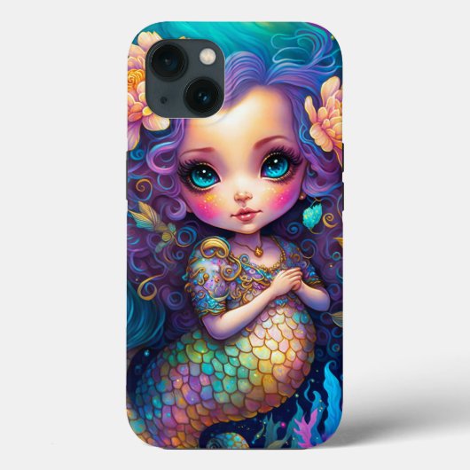 Cute Mermaid Fantasy Art Case-Mate iPhone Case (Achterkant)