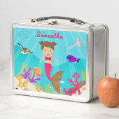 Cute Mermaid Girl in Colorful Ocean (In situ)