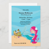 Cute Mermaid Kaart (Voorkant / Achterkant)