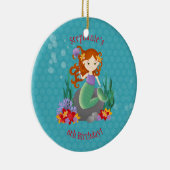 Cute Mermaid Keramisch Ornament (Rechts)