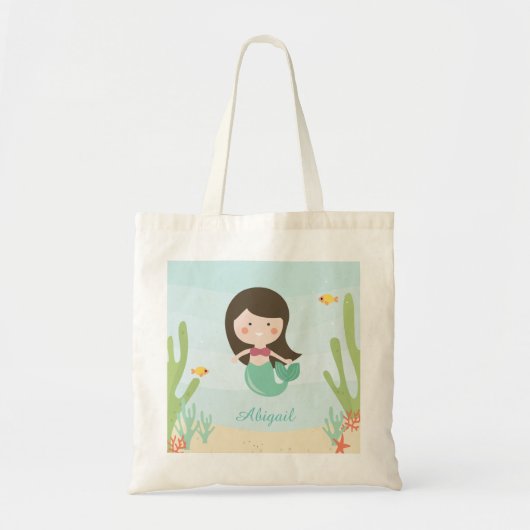 Cute Mermaid Kinder Canvas tas (Voorkant)