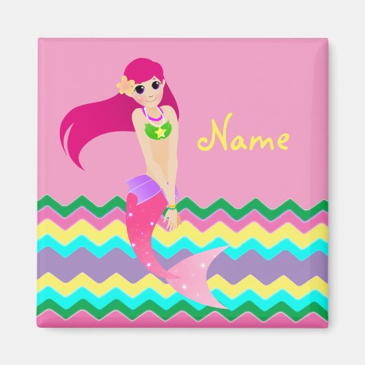 Cute Mermaid Magneet (Voorkant)